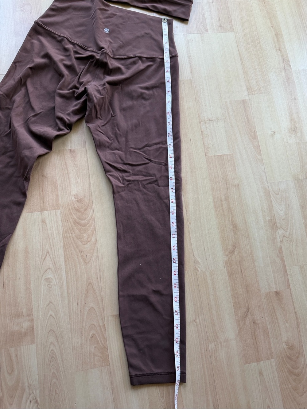 CRZ YOGA Coffee Brown High-Waist Leggings 25" - Picture 4 of 5